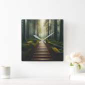 "Doelgerichte reis" wandklok (Huis)