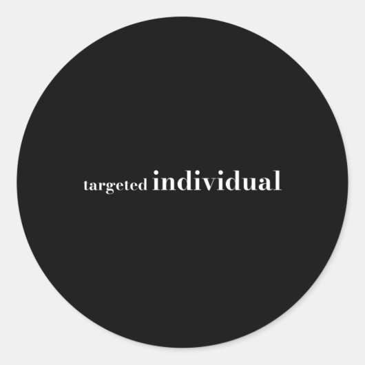 doelgroep ronde sticker (Voorkant)