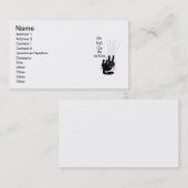 Doelhoog. Gebruik de Gordijnen. Visitekaartje (Voorkant / Achterkant)