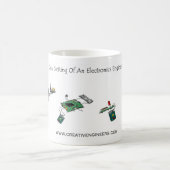 Doelinstelling van een elektronicaingenieur koffiemok (Center)