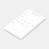 Doelinstellingen Post-it® Notes (Schuin)