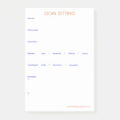 Doelinstellingen Post-it® Notes (Voorkant)