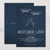 Doelliefde - Wedding Movie Poster Uitnodiging (Voorkant / Achterkant)