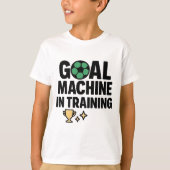 Doelmachine in opleiding t-shirt (Voorkant)