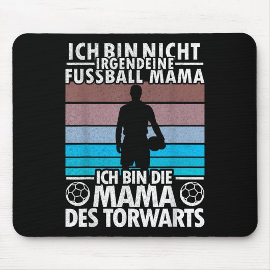 Doelman Doelman Moeder Moeder Voetbal Vrouwen Sp Muismat (Voorkant)