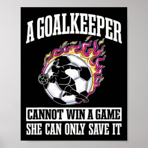 Doelman Keeper Voetbalspeler Sport Keeper Doelverd Poster