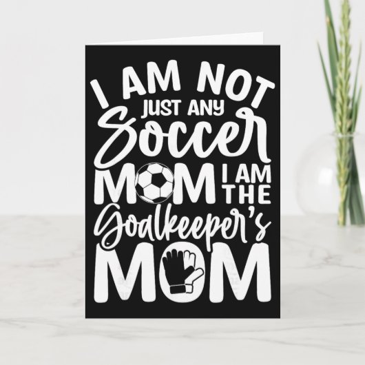 Doelman Moeder - Voetbal Doelman Mama Moedersdag W Kaart (Voorkant)