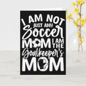 Doelman Moeder - Voetbal Doelman Mama Moedersdag W Kaart (Gele Bloem)