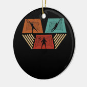 Doelman Voetbal Goalie Atleet Doelman Goalk Keramisch Ornament (Links)