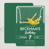 Doelman voetbal kaart (Voorkant / Achterkant)