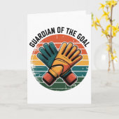 Doelman Voetbal Keeper Kaart (Gele Bloem)