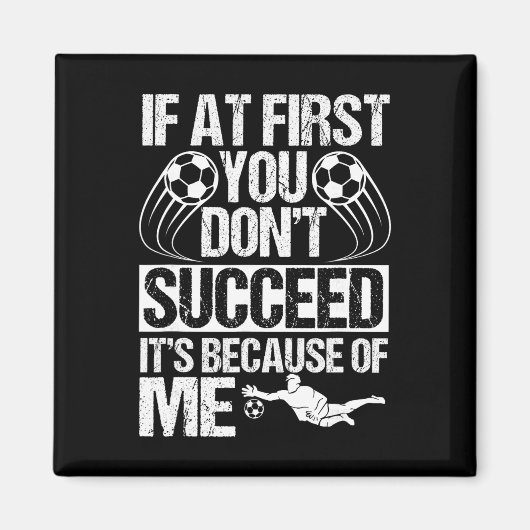 Doelman Voetbal Speler Keeper Doelman Team Ke Magneet (Voorkant)