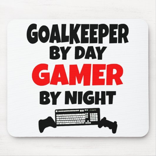 doelman voor gamers muismat (Voorkant)