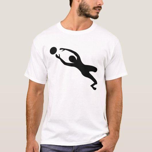 Doelman - Zwart T-shirt (Voorkant)