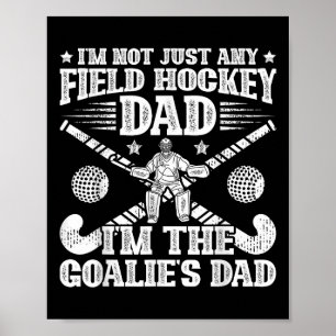 Doelmannen Vader Veldhockey Vader Veldhockey Spele Poster