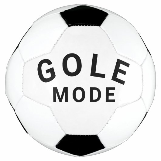 Doelmodus tekst voetbal voor training en spel G (Voorkant)