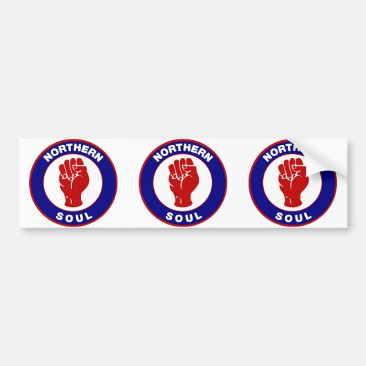 Doelontwerp van de noordelijke Soul Mod Bumpersticker (Voorkant)