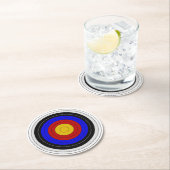 Doelontwerp voor architectuur ronde kartonnen onderzetter (Insitu)