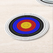 Doelontwerp voor architectuur ronde kartonnen onderzetter (Gebogen)