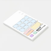 Doelplanning voor ADHD Post-It-notities Post-it® Notes (Schuin)