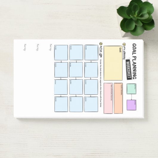 Doelplanning voor ADHD Post-It-notities Post-it® Notes (Kantoor)