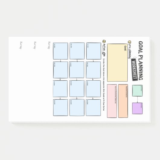 Doelplanning voor ADHD Post-It-notities Post-it® Notes (Voorkant)