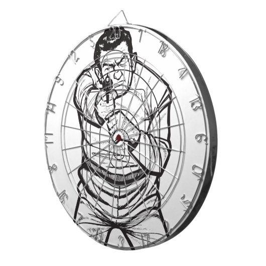 Doelpraktijk Dartbord (Voorkant Rechts)