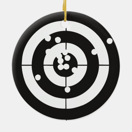 Doelpraktijk Keramisch Ornament (Achterkant)
