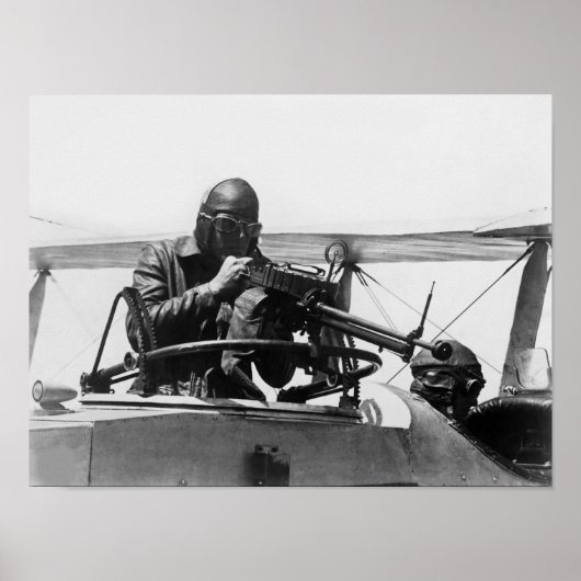 Doelpraktijk voor Pistool van antenne-machines - W Poster (Voorkant)