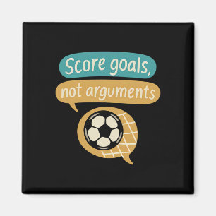 Doelpunten Scoren Geen Argumenten Voetbalfans Graf Magneet