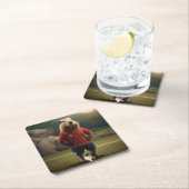 Doelpuntenmaker Capybara: de ultieme voetbalster! Kartonnen Onderzetters (Insitu)