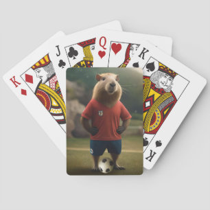 Doelpuntenmaker Capybara: de ultieme voetbalster! Pokerkaarten