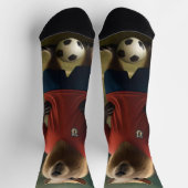"Doelpuntenmaker: de voetbalster capybara" Sokken (Top)