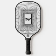 Doelraster Zwart & Wit Pickleball Paddle