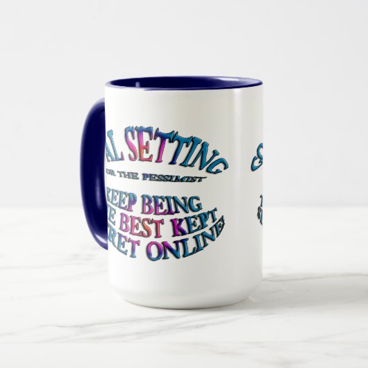 Doelstelling: Best Kept Secret Online Mok (Voorkant links)