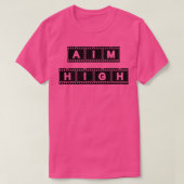 Doelstelling hoog 4 t-shirt (Design voorkant)