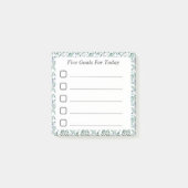 Doelstelling instellen checklist veegenzeer post-it® notes (Voorkant)