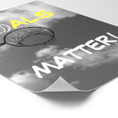 Doelstelling Motivatie netball-prijsopgave Poster (Hoek)