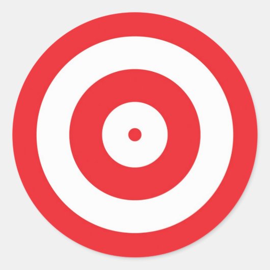 Doelstelling Ronde Sticker (Voorkant)