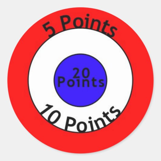 Doelstelling Ronde Sticker (Voorkant)