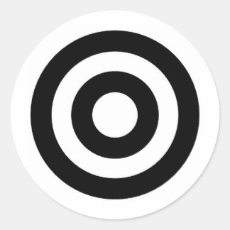 Doelstelling Ronde Sticker