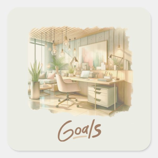 Doelstelling Stickers voor Motivatie (Voorkant)