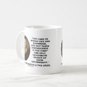 Doelstelling van goed bestuur van het menselijk le koffiemok (Voorkant links)