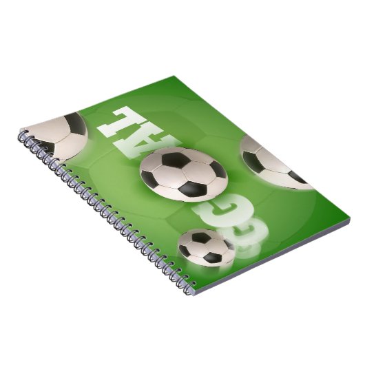 Doelstelling van het Football van voetbal - Laptop Notitieboek (Rechterzijde)