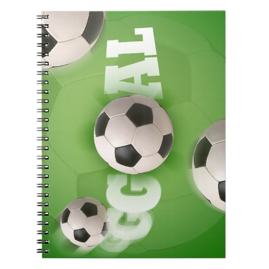 Doelstelling van het Football van voetbal - Laptop Notitieboek (Voorkant)