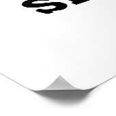 Doelstelling van het Slug-cess Funny Positive Slug Poster (Hoek)