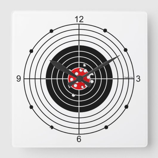 Doelstelling Vierkante Klok (Voorkant)