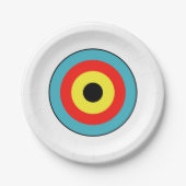 Doelstelling voor geïsoleerde architectuur papieren bordje (Voorkant)