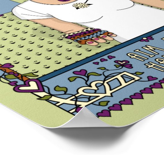 Doelstelling voor geluk_A_8x10 Poster (Hoek)