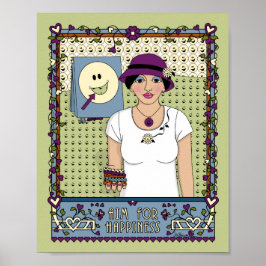 Doelstelling voor geluk_A_8x10 Poster